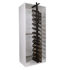 Closet Accessory Zapato-C Rotation Adjustable 12 Shelves Shoe Rack