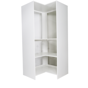 Closet White Finish Coner Shelf Panel