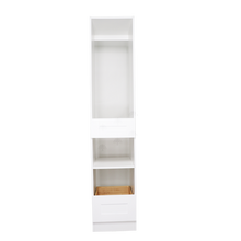 Load image into Gallery viewer, Closet White Finish Small Drawer With Solid Wood Natural Drawer Box