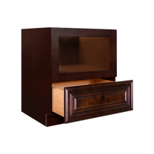 Load image into Gallery viewer, Edinburgh Series Espresso Finish Base Microwave with Drawer Cabinet