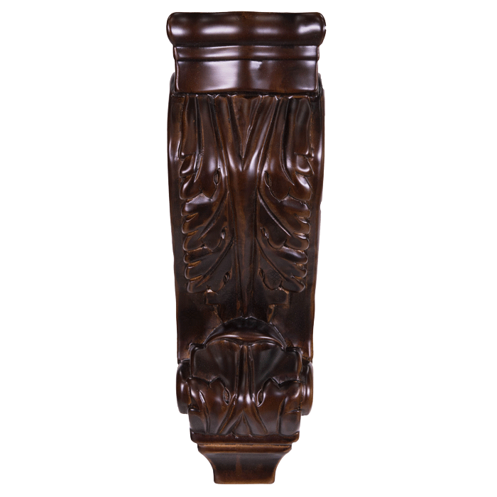 Edinburgh Moldings & Accessories CORBEL Stan Finish Leaf Design