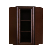 Load image into Gallery viewer, Edinburgh Wall Mullion Door Diagonal Corner Cabinet 1 Door 2 Adjustable Shelves Glass Not Included