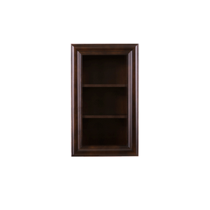Edinburgh Wall Mullion Door Cabinet 1 Door 2 Adjustable Shelves 30 Inch Height Glass Not Included
