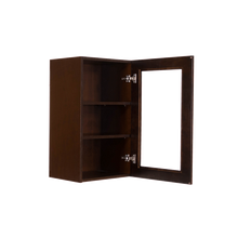 Load image into Gallery viewer, Edinburgh Wall Mullion Door Cabinet 1 Door 2 Adjustable Shelves 30 Inch Height Glass Not Included