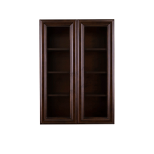 Load image into Gallery viewer, Edinburgh Wall Mullion Door Cabinet 2 Doors 3 Adjustable Shelves Glass Not Included
