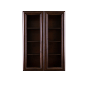Edinburgh Wall Mullion Door Cabinet 2 Doors 3 Adjustable Shelves Glass Not Included