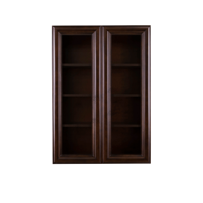 Edinburgh Wall Mullion Door Cabinet 2 Doors 3 Adjustable Shelves Glass Not Included