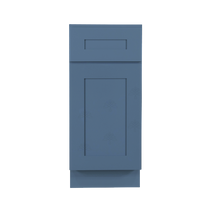 Load image into Gallery viewer, Lancaster Blue Base Cabinet 1 Drawer 1 Door 1 Adjustable Shelf