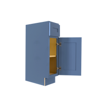 Load image into Gallery viewer, Lancaster Blue Base End Angle Cabinet 1 Fake Drawer 1 Door Adjustable Shelf (Right)