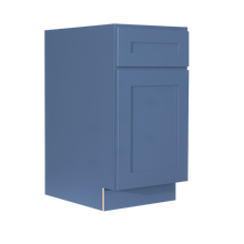 Load image into Gallery viewer, Lancaster Series Blue Shaker Base Waste Basket Cabinet
