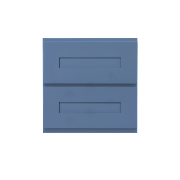Lancaster Series Blue Shaker Cabinet Counter Top Drawer