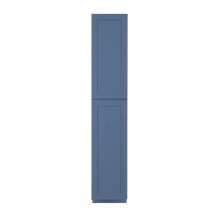 Load image into Gallery viewer, Lancaster Blue Tall Pantry 1 Upper Door and 1 Lower Door