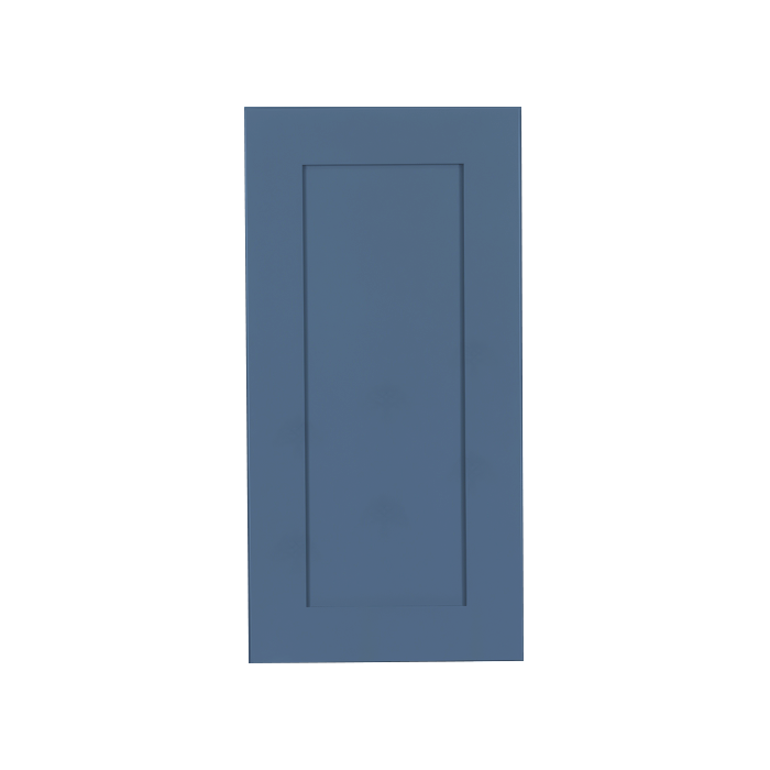 Lancaster Blue Wall Cabinet 1 Door 2 Adjustable Shelves 30-inch Height