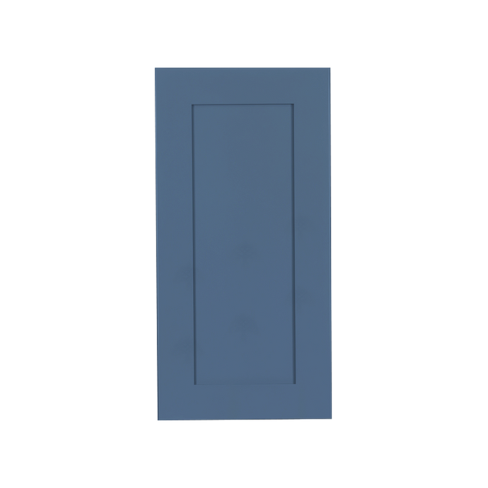Lancaster Blue Wall Cabinet 1 Door 2 Adjustable Shelves 30-inch Height