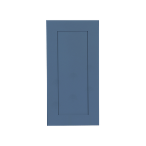 Lancaster Blue Wall Cabinet 1 Door 2 Adjustable Shelves
