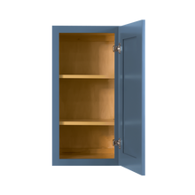 Load image into Gallery viewer, Lancaster Blue Wall Cabinet 1 Door 2 Adjustable Shelves