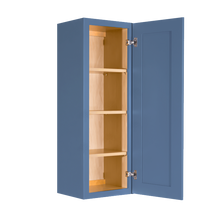 Load image into Gallery viewer, Lancaster Blue Wall Cabinet 1 Door 3 Adjustable Shelves