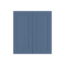 Load image into Gallery viewer, Lancaster Blue Wall Cabinet 2 Doors 2 Adjustable Shelves