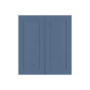 Lancaster Blue Wall Cabinet 2 Doors 2 Adjustable Shelves