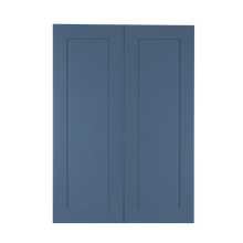 Load image into Gallery viewer, Lancaster Blue Wall Cabinet 2 Doors 3 Adjustable Shelves