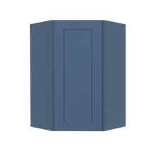 Load image into Gallery viewer, Lancaster Blue Wall Diagonal Corner 1 Door 2 Adjustable Shelves
