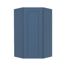 Load image into Gallery viewer, Lancaster Blue Wall Diagonal Corner 1 Door 3 Adjustable Shelves