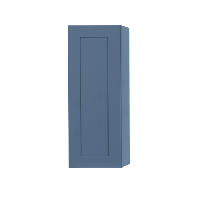 Lancaster Blue Wall End Angle Cabinet 1 Door 2 or 3 Shelves