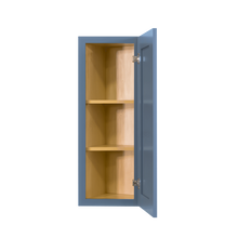 Load image into Gallery viewer, Lancaster Blue Wall End Angle Cabinet 1 Door 2 or 3 Shelves