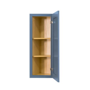 Lancaster Blue Wall End Angle Cabinet 1 Door 2 or 3 Shelves