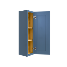 Load image into Gallery viewer, Lancaster Blue Wall End Angle Cabinet 1 Door 2 or 3 Shelves