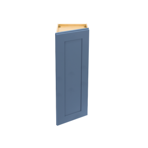 Lancaster Blue Wall End Angle Cabinet 1 Door 2 or 3 Shelves