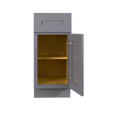 Load image into Gallery viewer, Lancaster Gray Base Cabinet 1 Drawer 1 Door 1 Adjustable Shelf