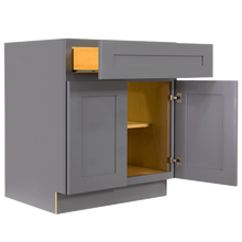 Load image into Gallery viewer, Lancaster Gray Base Cabinet 1 Drawer 2 Doors 1 Adjustable Shelf