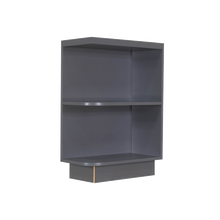 Load image into Gallery viewer, Lancaster Gray Base Open End Shelf 12 inch No Door 1 Fixed Shelf (Right)