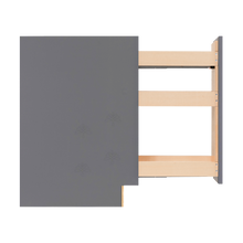 Load image into Gallery viewer, Lancaster Series Gray Shaker Base Spice Rack Cabinet