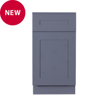 Load image into Gallery viewer, Lancaster Series Gray Shaker Base Waste Basket Cabinet