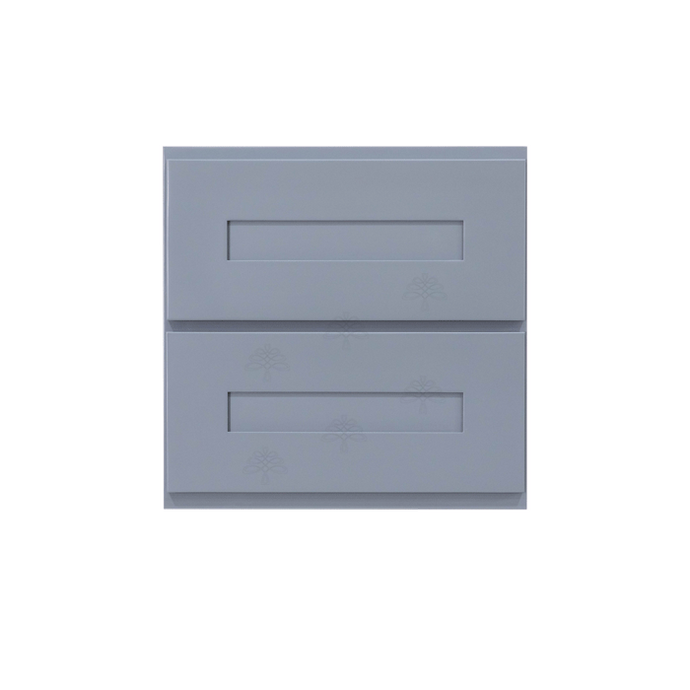 Lancaster Series Dark Gray Finish Shaker Cabinet Counter Top Drawer