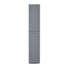 Load image into Gallery viewer, Lancaster Gray Tall Pantry 1 Upper Door and 1 Lower Door