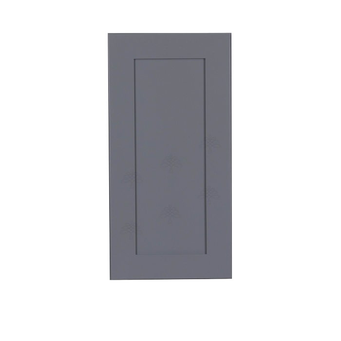 Lancaster Gray Wall Cabinet 1 Door 2 Adjustable Shelves