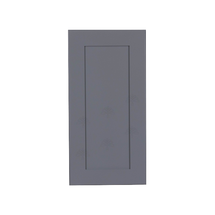 Lancaster Gray Wall Cabinet 1 Door 2 Adjustable Shelves 30-inch Height