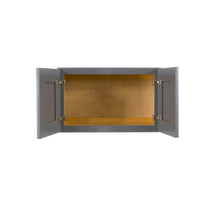 Load image into Gallery viewer, Lancaster Gray Wall Cabinet 2 Doors No Shelf