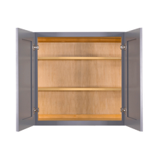 Load image into Gallery viewer, Lancaster Gray Wall Cabinet 2 Doors 2 Adjustable Shelves