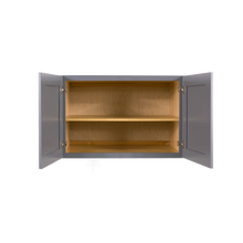 Load image into Gallery viewer, Lancaster Gray Wall Cabinet 2 Doors 1 Adjustable Shelf
