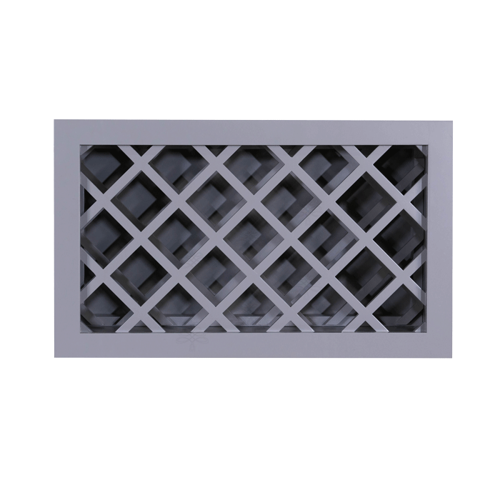 Lancaster Gray Wall Wine Rack Cabinet