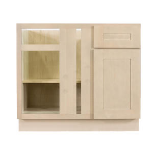 Lancaster Stone Wash Base Blind Corner Cabinet 1 Drawer 1 Door