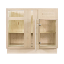 Load image into Gallery viewer, Lancaster Stone Wash Base Blind Corner Cabinet 1 Drawer 1 Door