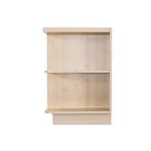 Load image into Gallery viewer, Lancaster Stone Wash Base Open End Shelf 12 inch No Door 1 Fixed Shelf (Right)