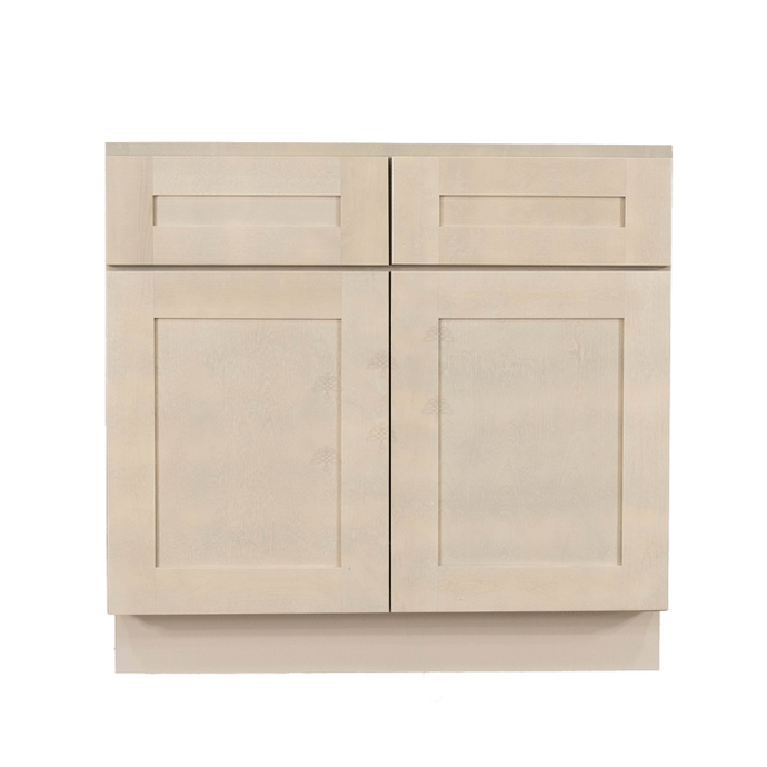 Lancaster Stone Wash Sink Base Cabinet 2 Dummy Drawer 2 Doors