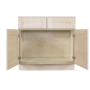 Lancaster Stone Wash Sink Base Cabinet 2 Dummy Drawer 2 Doors