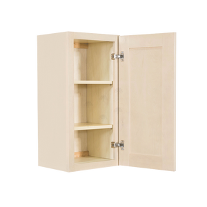 Lancaster Stone Wash Wall Cabinet 1 Door 2 Adjustable Shelves 30-inch Height